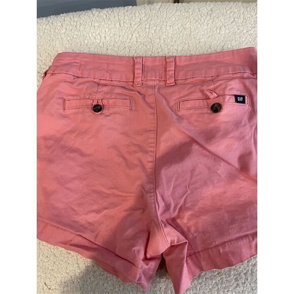GAP Women's Relaxed Girlfriend Chino Shorts Pink Size 4 - Picture 7 of 9